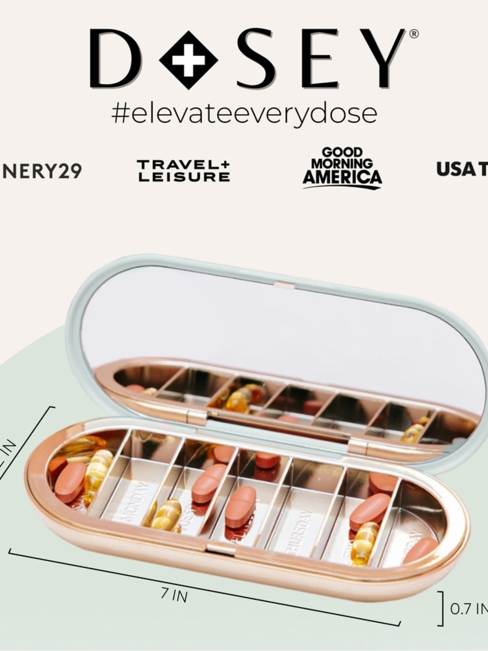 DOSEY  7 DAY PILL COMPACT - Picture 3 of 9